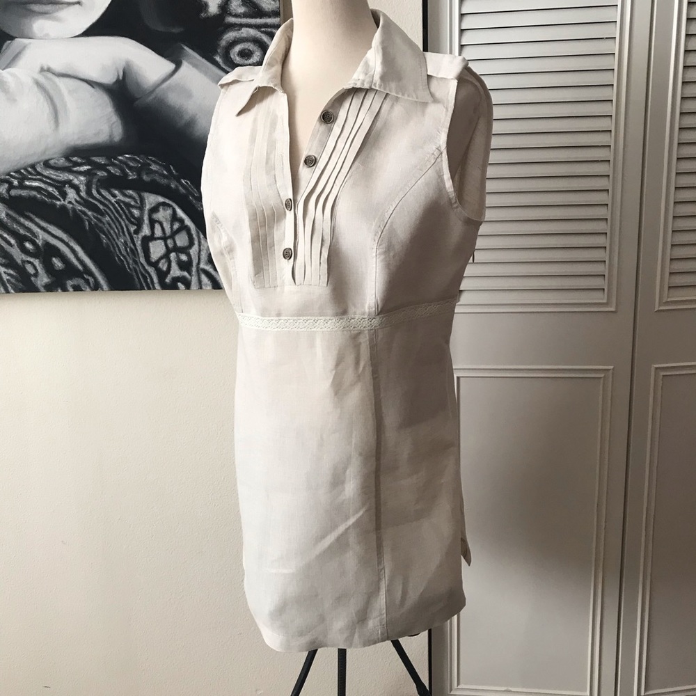 Chopin Roma Linen Tunic Blouse